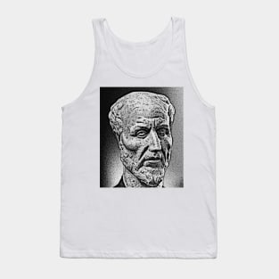 Plotinus Black And White Portrait | Plotinus Artwork 3 Tank Top